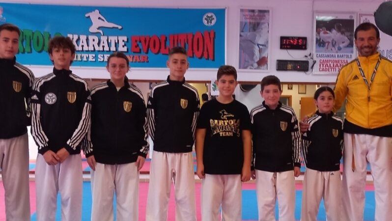 Karate, ottimi risultati per gli atleti del Team Bartolo alla Xmas Cup di Acireale