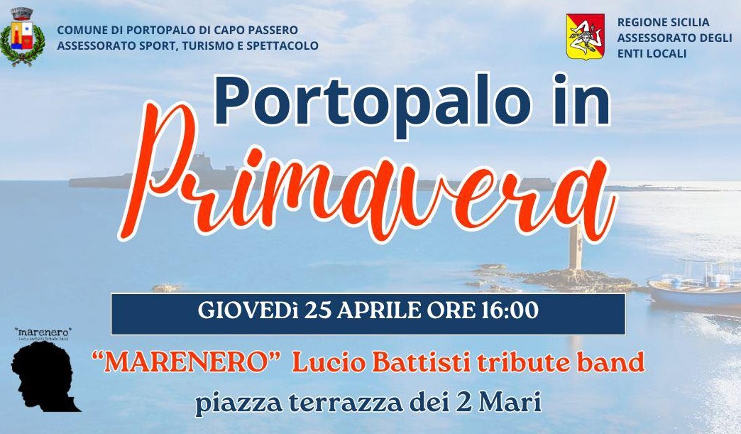 Portopalo, tre giorni di eventi tra il 25 aprile e l’1 maggio