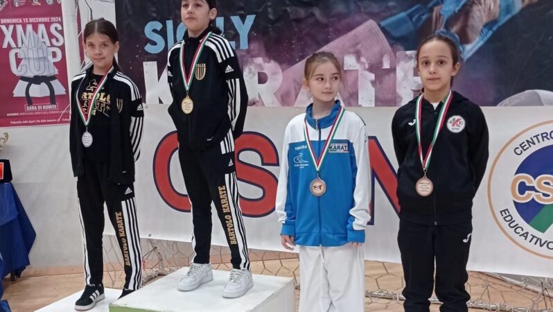 Karate, 10 medaglie per il team Bartolo alla Christmas Cup di Caltagirone